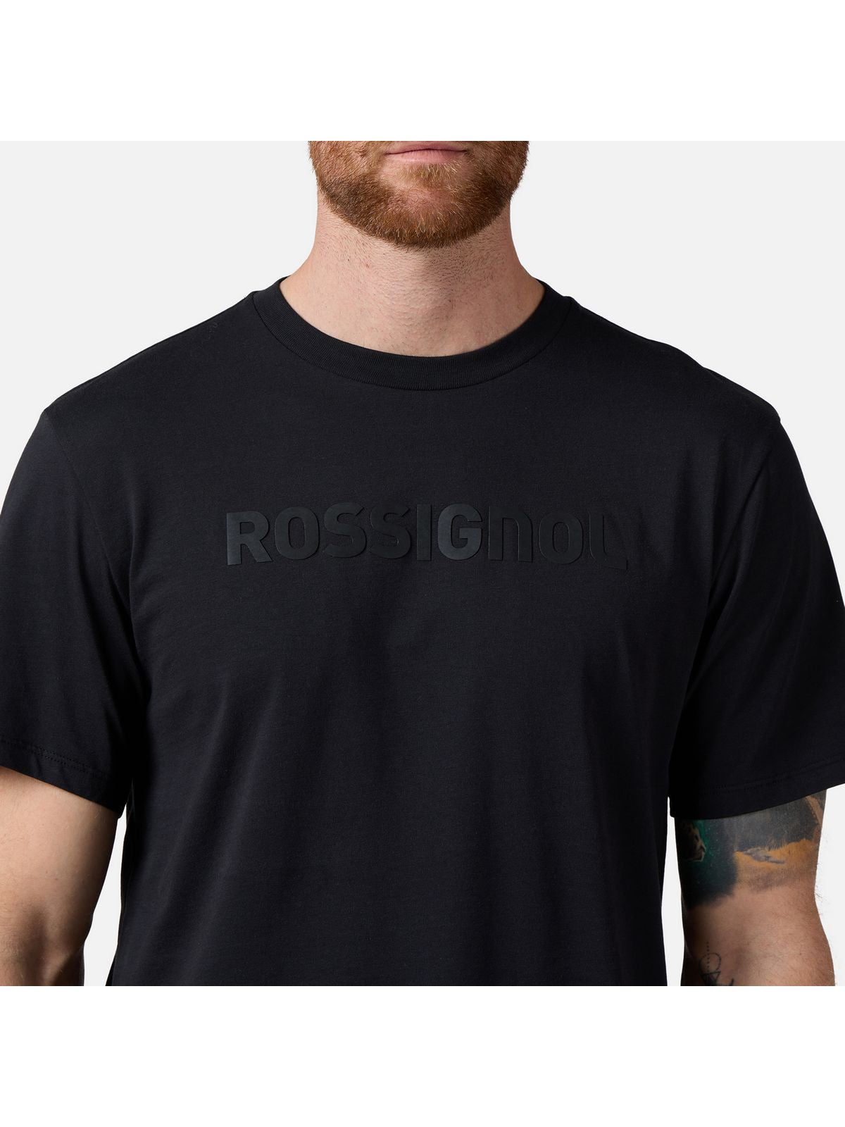 Koszulka męska ROSSIGNOL Prarion Tee czarny - Adventure Sports