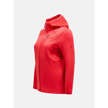 Bluza PEAK PERFORMANCE W Trail Polartec Zip Hood czerwony - Adventure Sports
