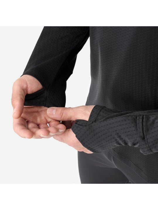 Koszulka męska MILLET M Intense Safe And Warm Ts Ls M czarna
