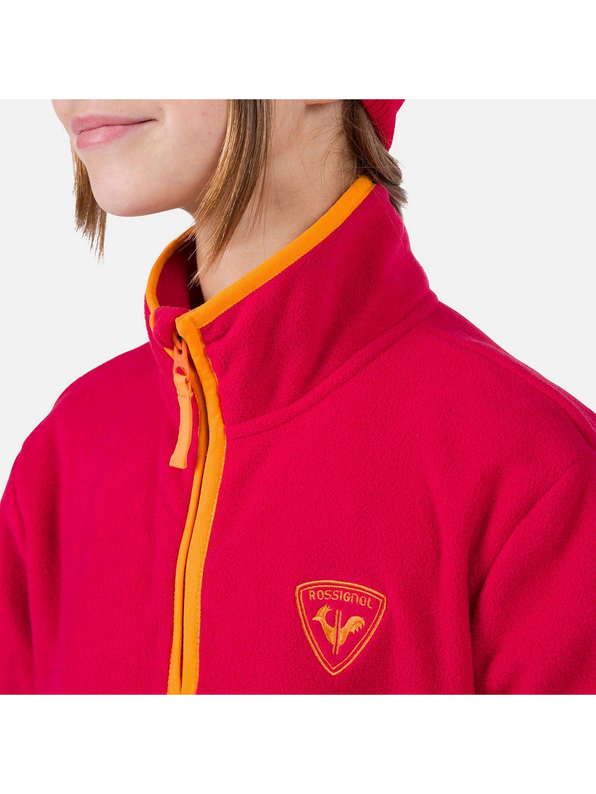 Bluza dziecięca ROSSIGNOL Jr Strawpile Fleece Hz czerwony