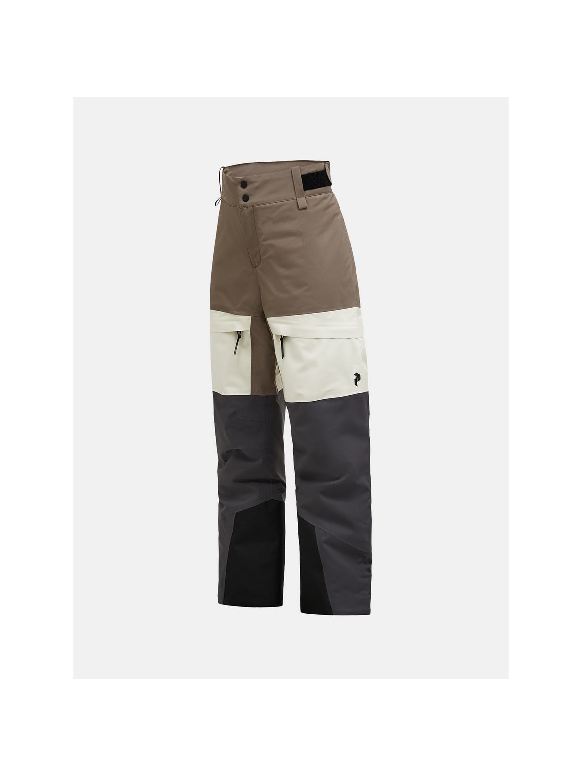 Spodnie narciarskie juniorskie PEAK PERFORMANCE Gravity HIPE 2L Insulated Shell Pants brązowe