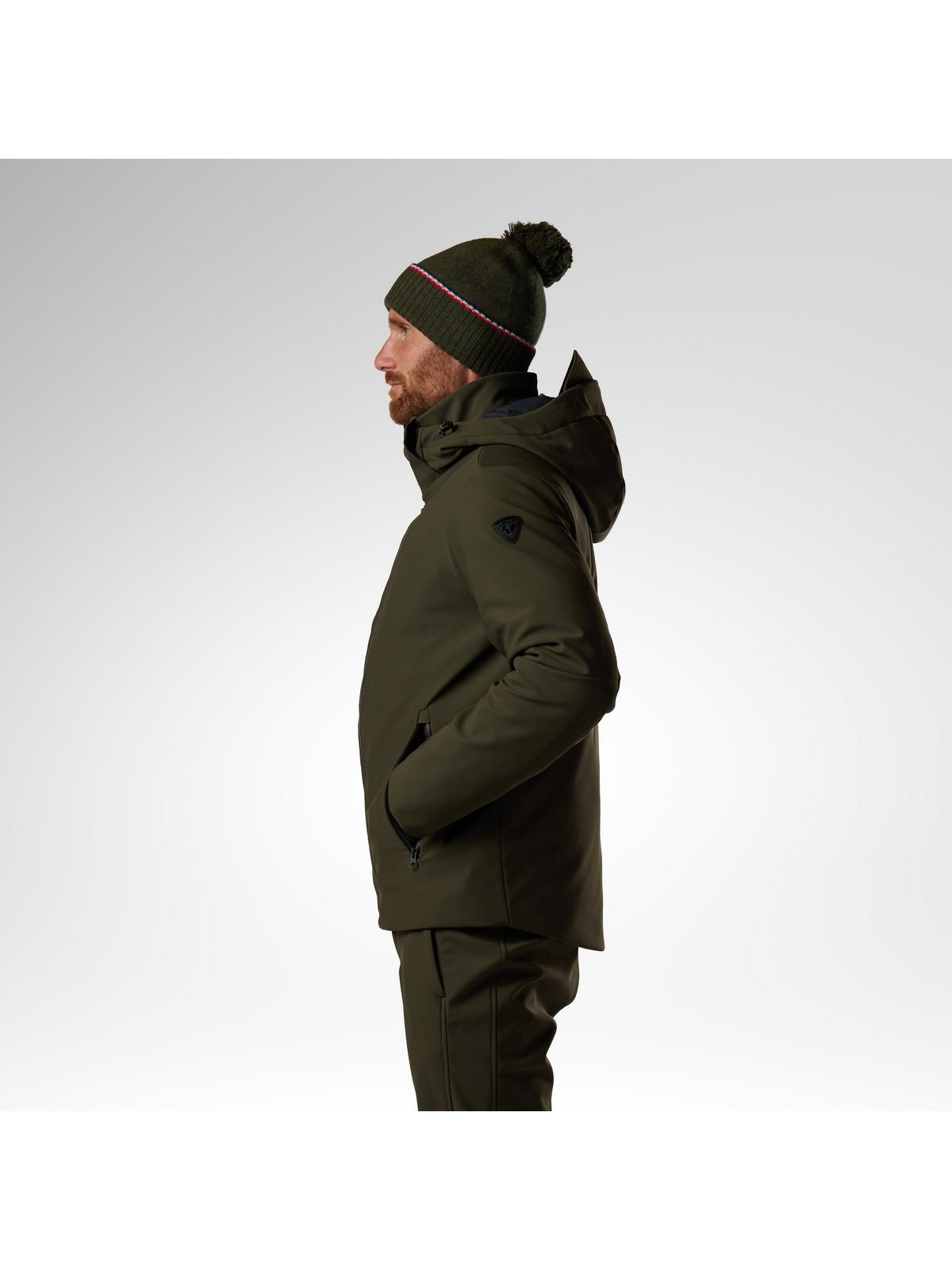 Kurtka narciarska męska ROSSIGNOL M Resort Softshell Jacket zielona
