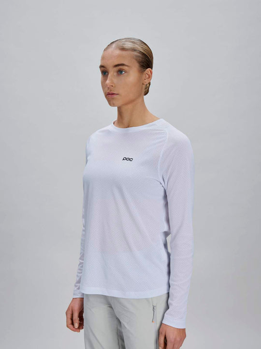 Koszulka rowerowa damska POC W's Motion Air L/S Jersey biała
