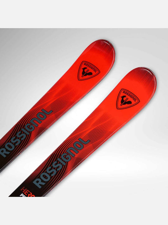 Narty dla dzieci ROSSIGNOL Hero Pro Multi-Event + wiązania LOOK Xpress 7 Gw B83 Black
