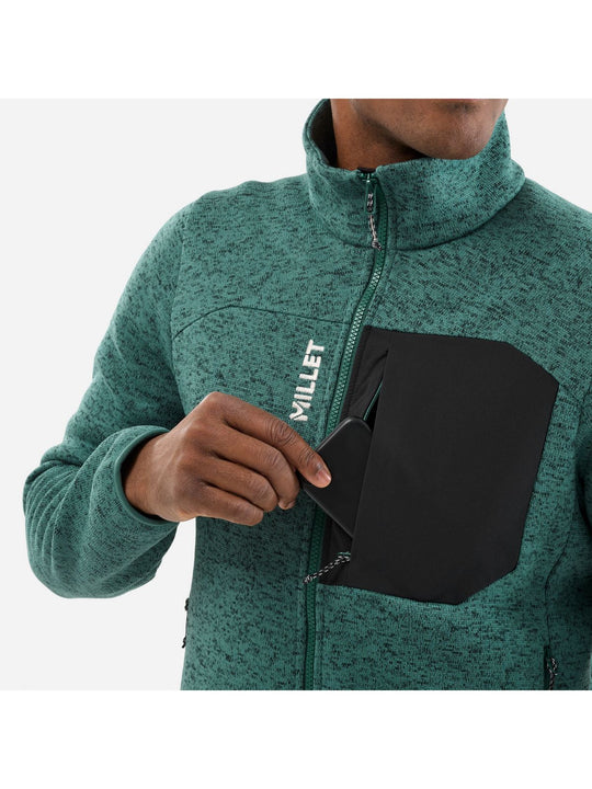 Polar MILLET M CHAMONIX KNIT JKT zielony
