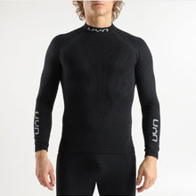 Koszulka UYN Man Elevatyon Biomorph Uw Shirt Long Sl. Turtle Neck czarny
