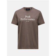 Koszulka damska PEAK PERFORMANCE Original Tee brązowa
