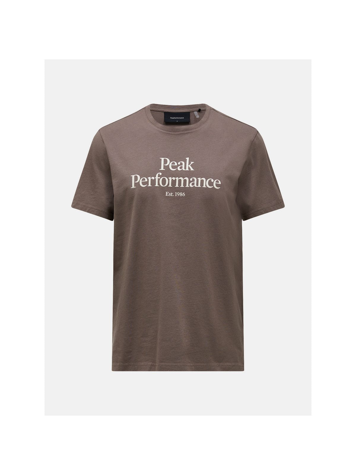 Koszulka damska PEAK PERFORMANCE Original Tee brązowa
