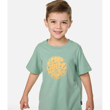 Koszulka chłopięca RIP CURL Wettie Passage Icon Tee-Boy zielona

