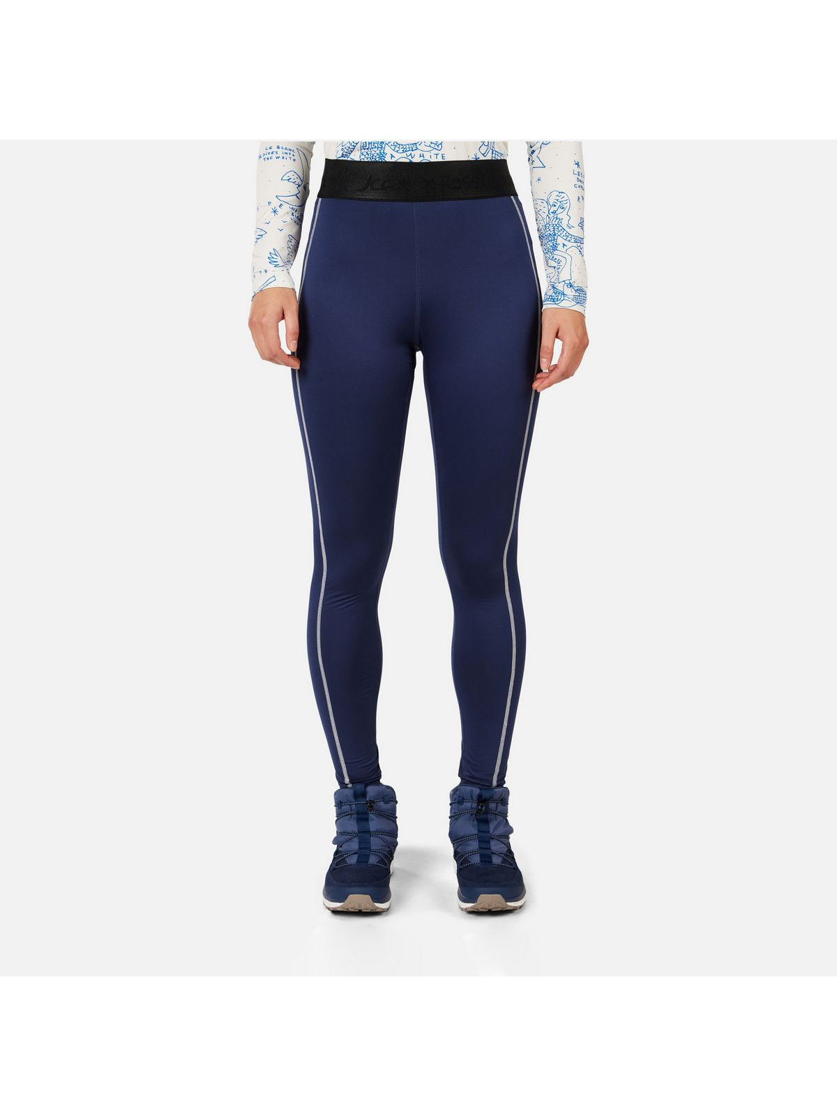 Legginsy damskie ROSSIGNOL W Jcc Booster Tights niebieskie