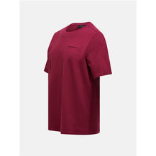 Koszulka męska PEAK PERFORMANCE Original Small Logo Tee Men bordowa
