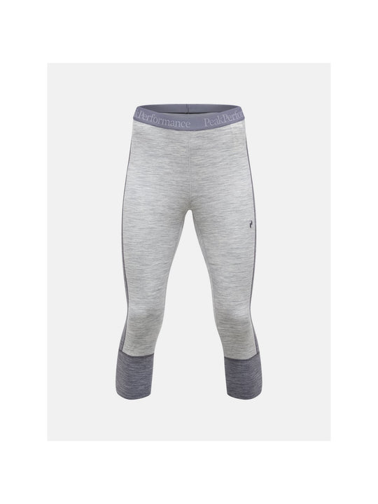 Spodnie Termiczne PEAK PERFORMANCE Magic 3/4 Short Johns Wool-blend Baselayer Women brązowy
