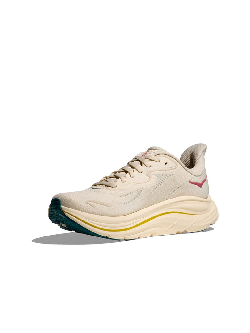 Buty do biegania damskie HOKA Clifton 10 kremowe