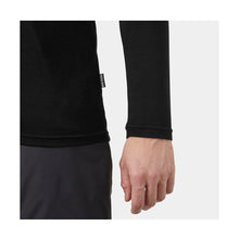 Bielizna termiczna męska HELLY HANSEN HH DURAWOOL LS HENLEY czarna

