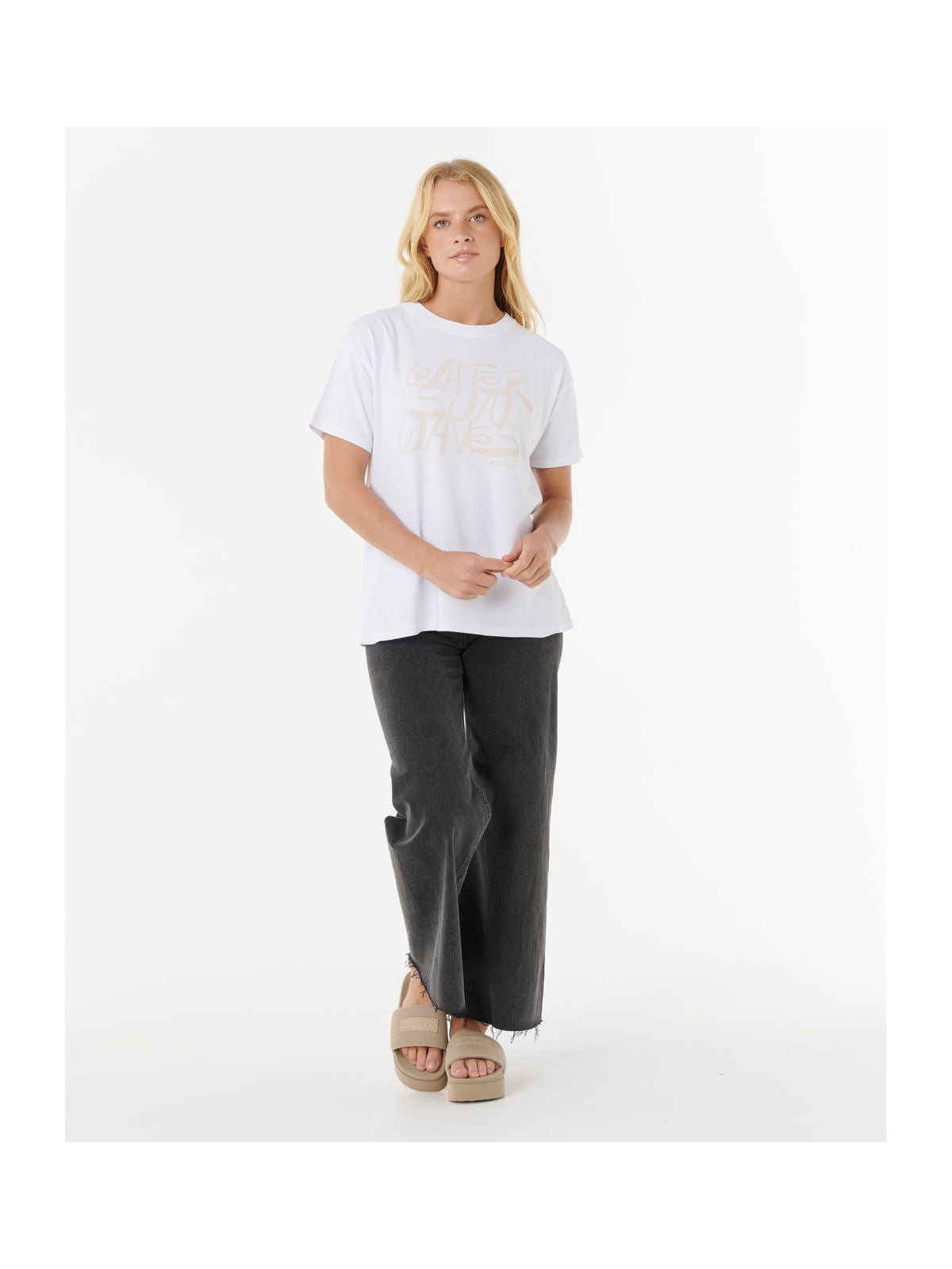 Koszulka RIP CURL OCEANIC RELAXED TEE biała