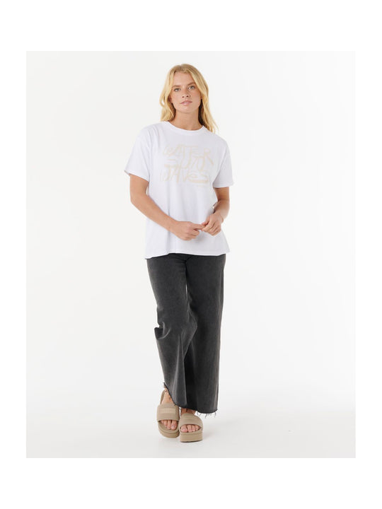 Koszulka RIP CURL OCEANIC RELAXED TEE biała
