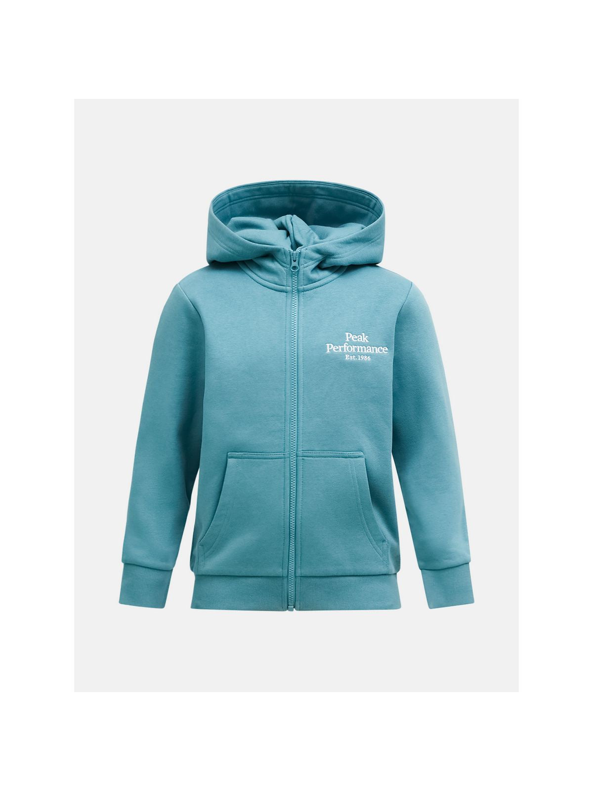 Bluza PEAK PERFORMANCE Original Zip Hood Junior niebieski