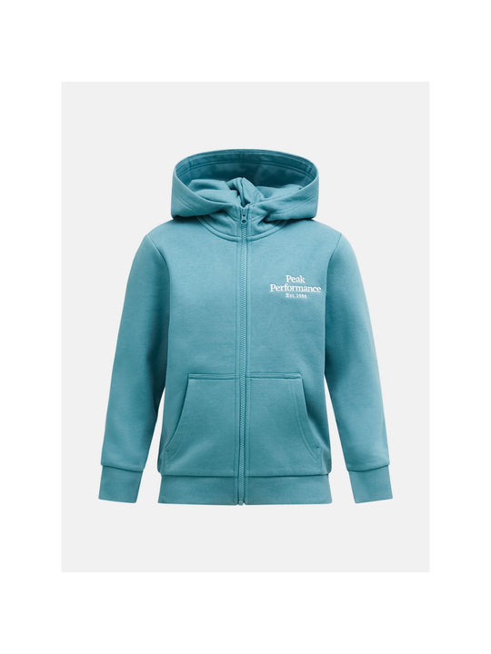 Bluza PEAK PERFORMANCE Original Zip Hood Junior niebieski
