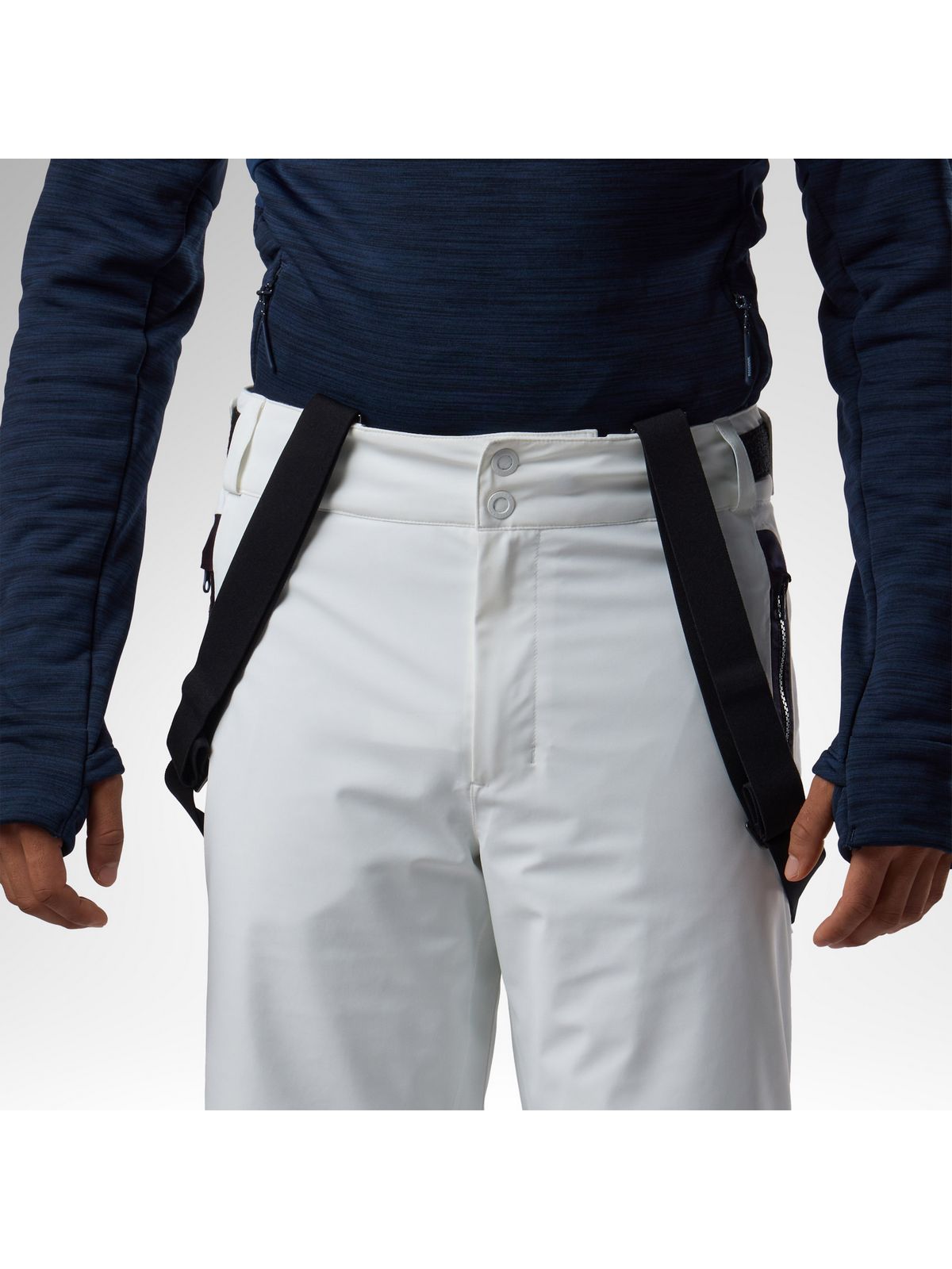 Spodnie narciarskie męskie ROSSIGNOL M Snowdazzle Insulated Pant białe