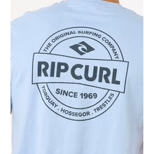 Koszulka męska RIP CURL Staple Tee niebieska
