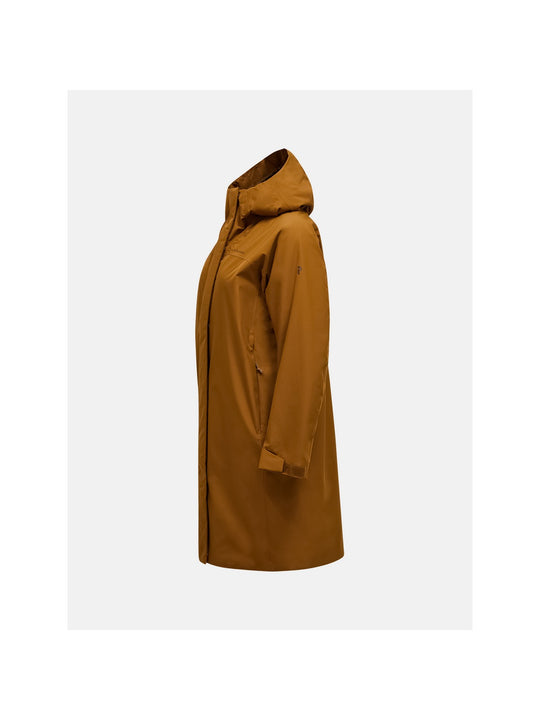 Kurtka PEAK PERFORMANCE W Treeline Insulated Parka brązowy
