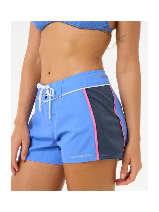 Szorty kąpielowe damskie RIP CURL Las Dalias Performance 3" niebieskie
