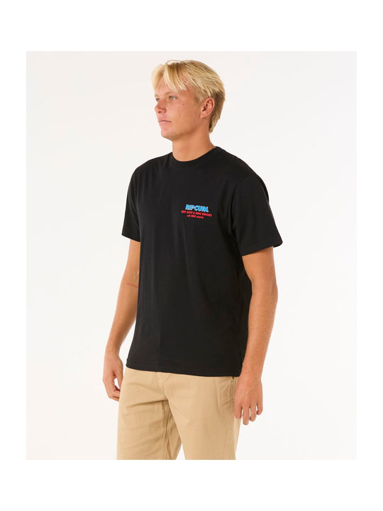 Koszulka RIP CURL Surf Revival Ding Repair Tee czarny
