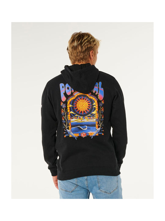 Bluza męska RIP CURL Meo Peniche Pro 26 Hood czarna
