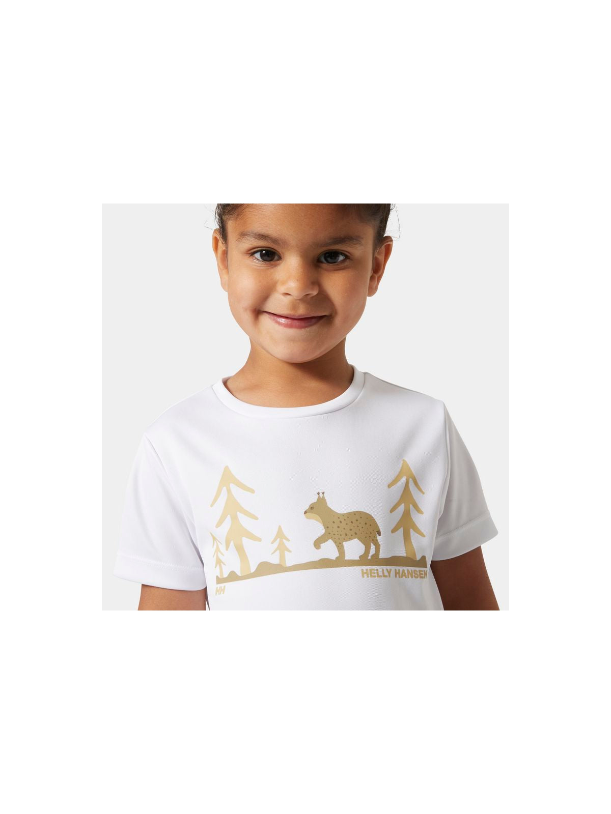 Koszulka HELLY HANSEN K HH TECH GRAPHIC T- biały - Adventure Sports