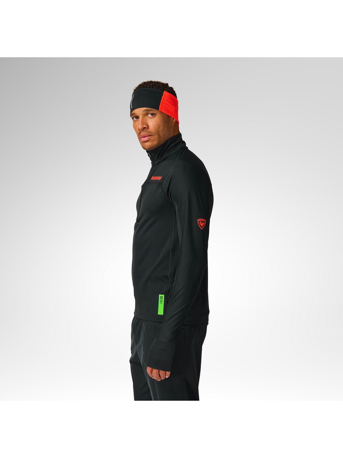 Bluza męska ROSSIGNOL M Hero Half Zip First Layer czarna
