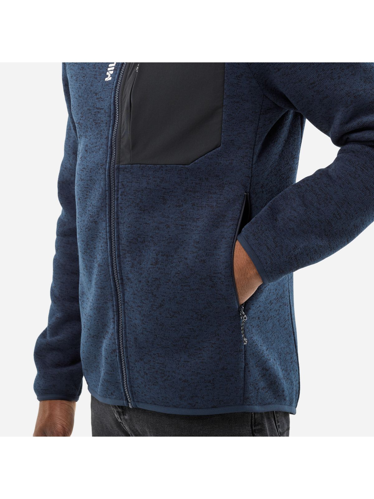 Bluza męska MILLET M Chamonix Knit Jkt M granatowa