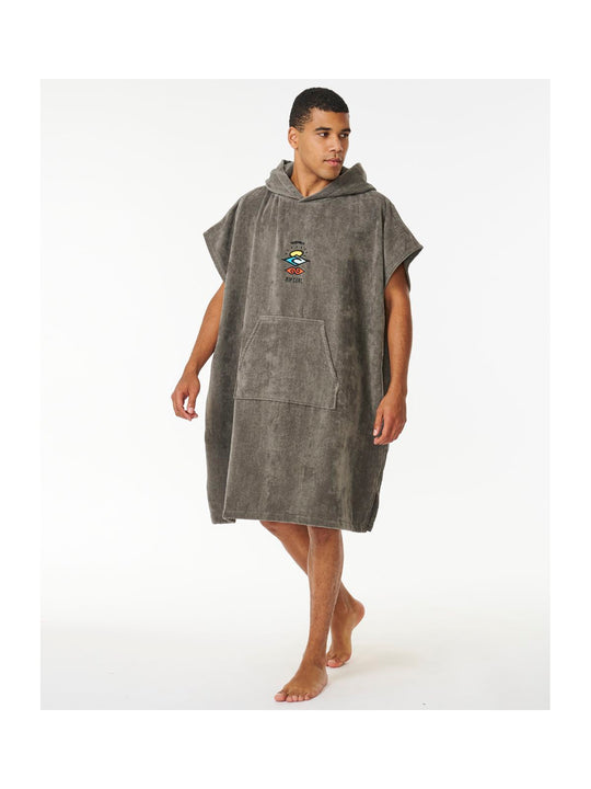 Ponczo RIP CURL Logo Hooded Towel szary
