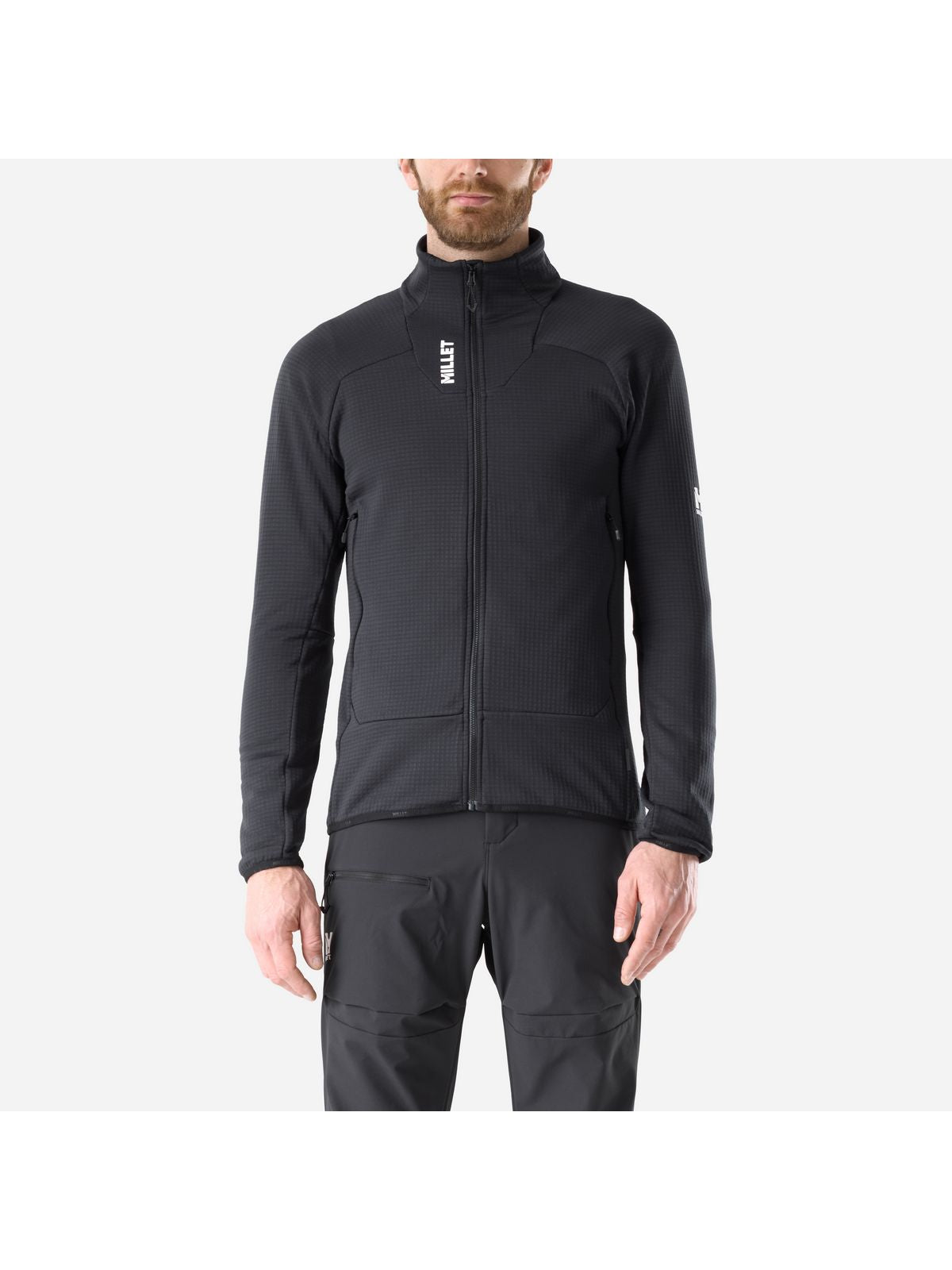 Bluza męska MILLET M Kamet Grid Jkt M czarna