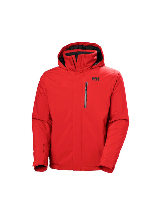 Kurtka narciarska męska HELLY HANSEN CREWSER INSULATED JACKET czerwona
