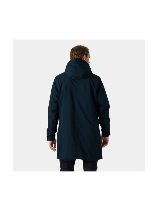 Płaszcz męski HELLY HANSEN Brussel Ins Rain Coat granatowy
