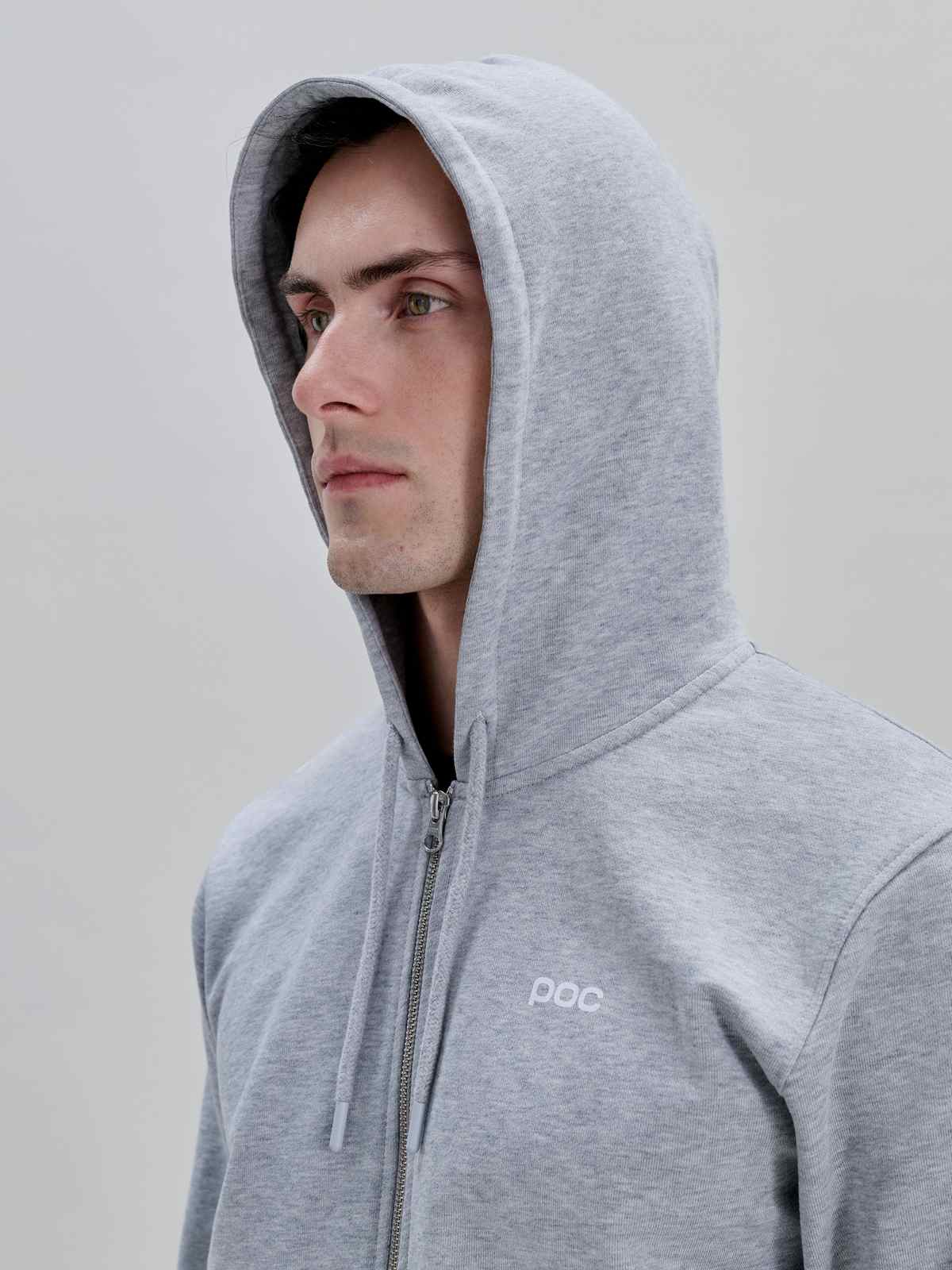 Bluza męska POC Zip Hoodie szary