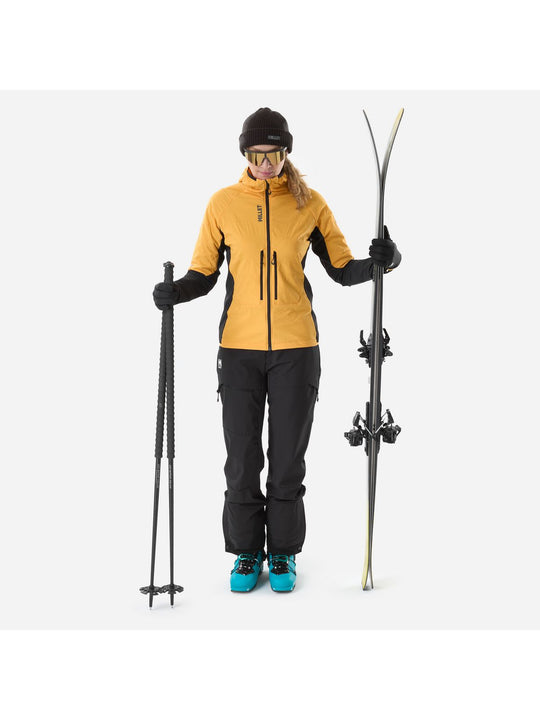 Kurtka damska MILLET W M White Alpha Hoodie W żółta
