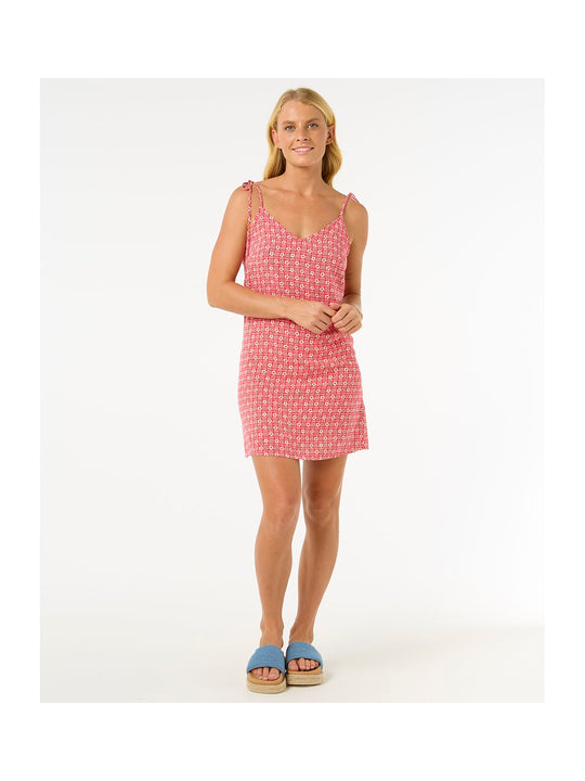 Sukienka RIP CURL Cala Mayor Mini Tie Dress czerwony
