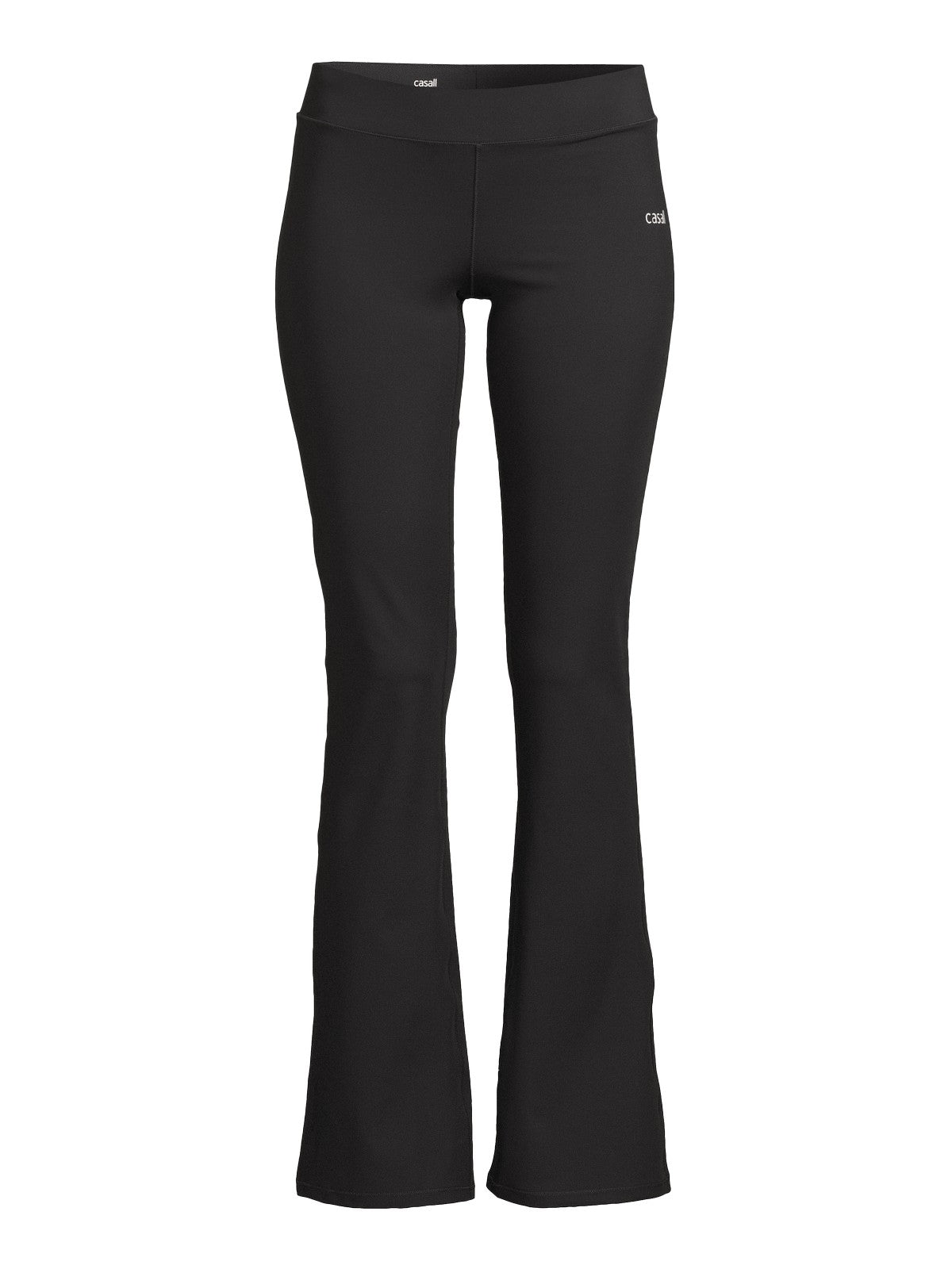 Spodnie damskie CASALL Flare Low Waist Pant kolor czarny