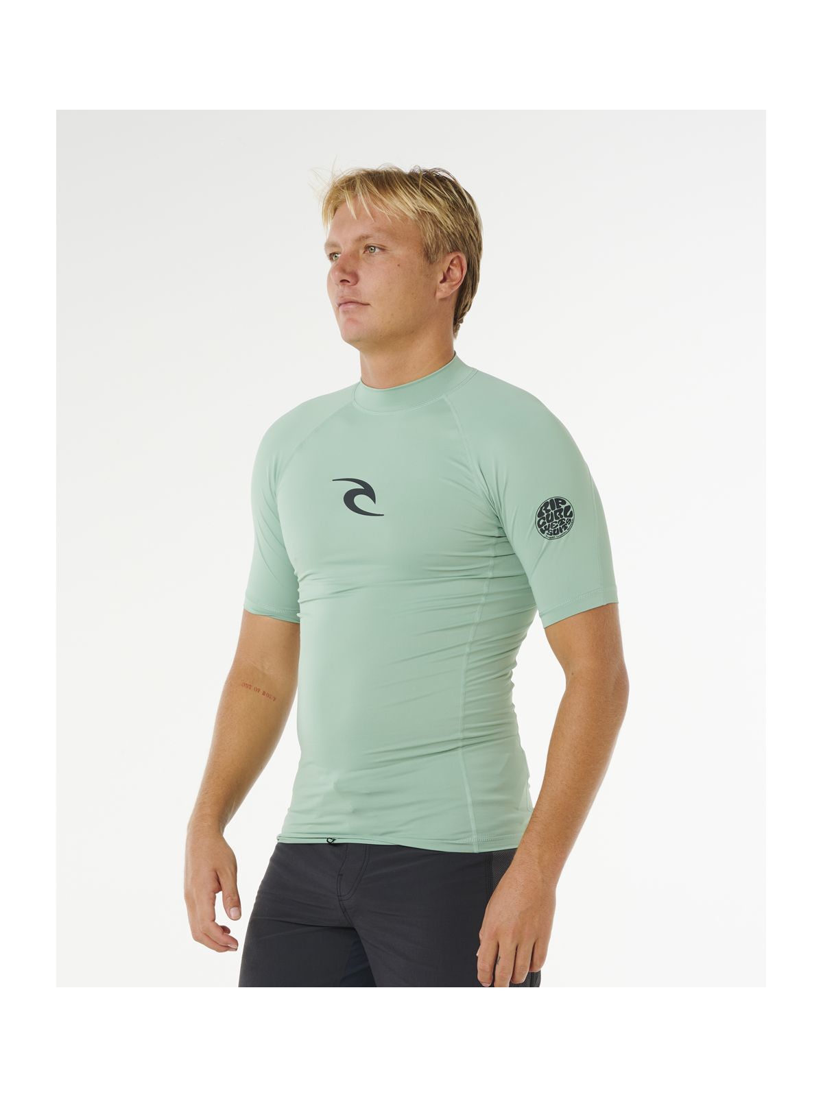 Lycra męska RIP CURL Waves Upf Perf S/S zielona