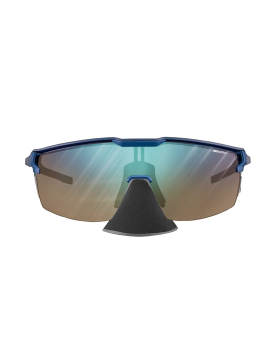 Okulary fotochromowe Julbo Ultimate Cover -  ciemny niebieski | Reactiv Performance cat 2-4 Dl Bleu
