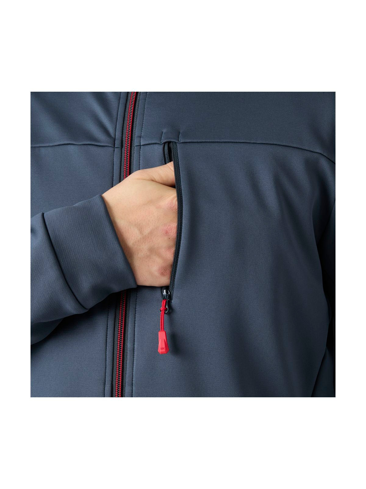 Bluza żeglarska męska HELLY HANSEN Crew Fleece Jacket granatowa