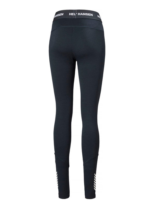 Legginsy damskie HELLY HANSEN W Lifa Merino Midweight Pant kolor granatowy
