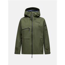Kurtka narciarska męska PEAK PERFORMANCE Alpine GORE-TEX C-Knit 3L Shell Jacket zielona
