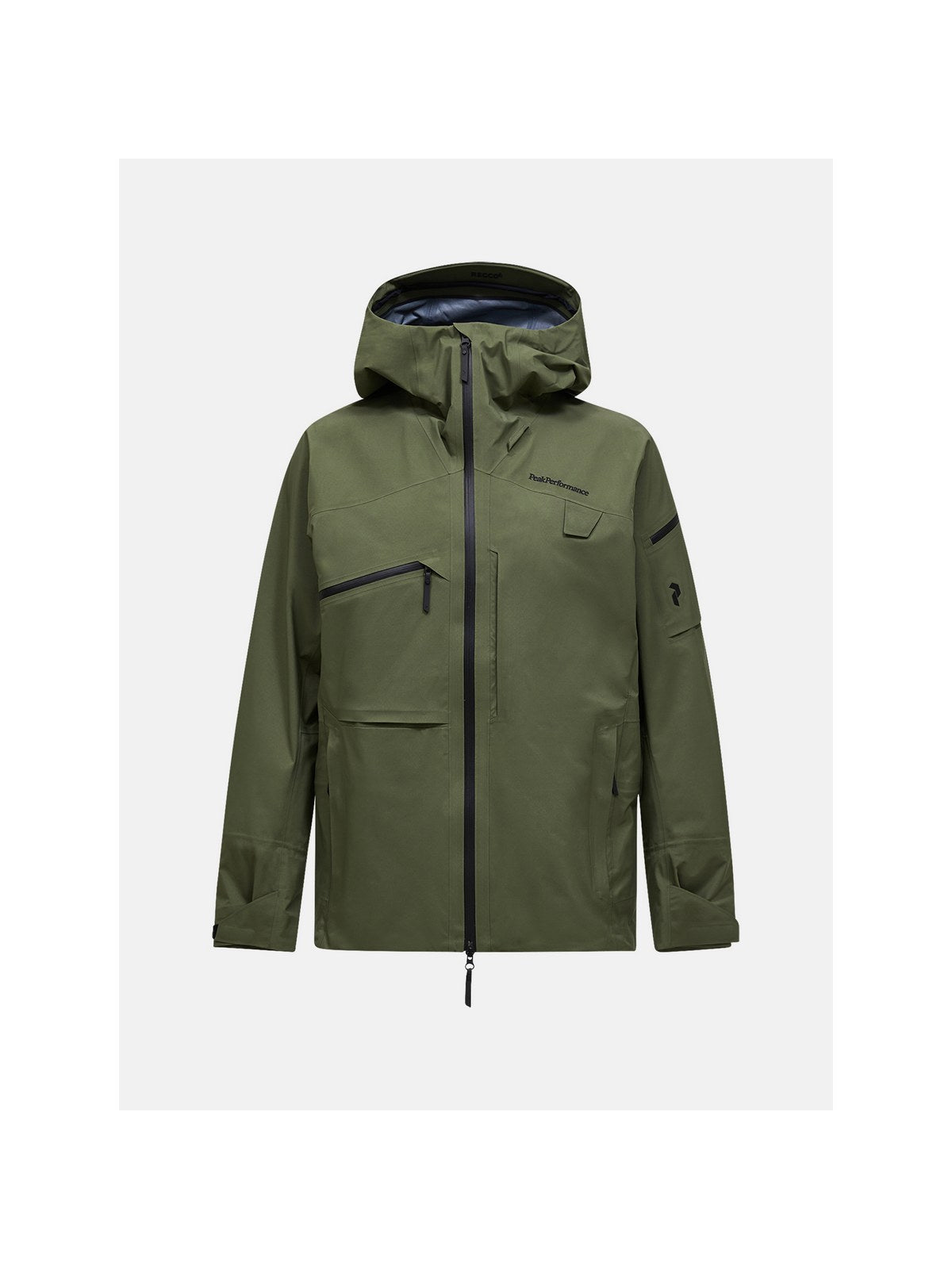 Kurtka narciarska męska PEAK PERFORMANCE Alpine GORE-TEX C-Knit 3L Shell Jacket zielona