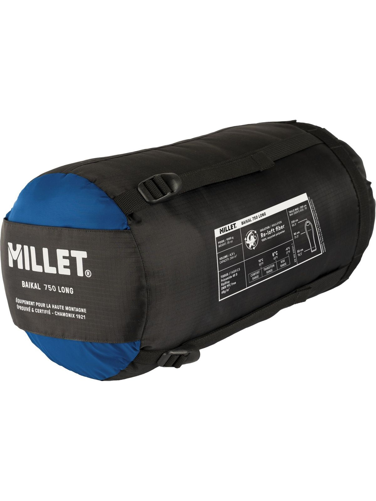Śpiwór MILLET Baikal 750 Long niebieski