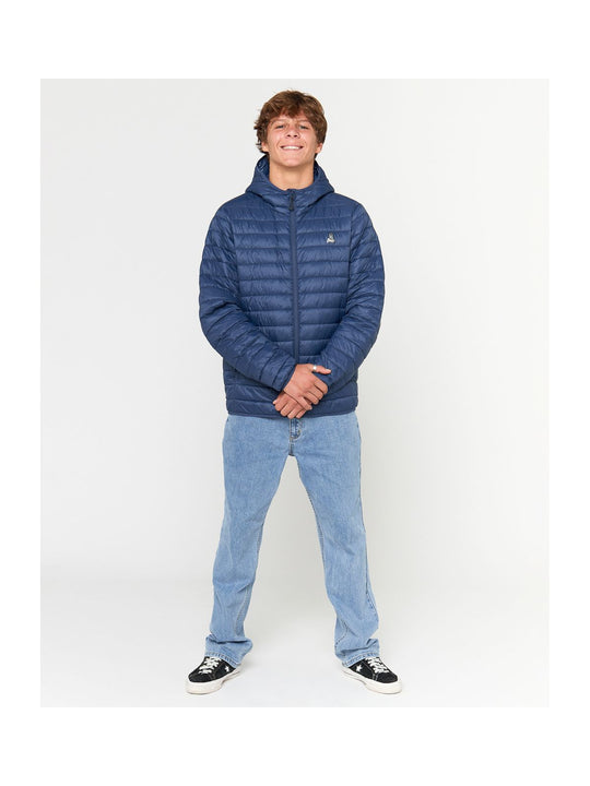 Kurtka RIP CURL ANTI SERIES SEARCH PUFFER HOOD granatowa
