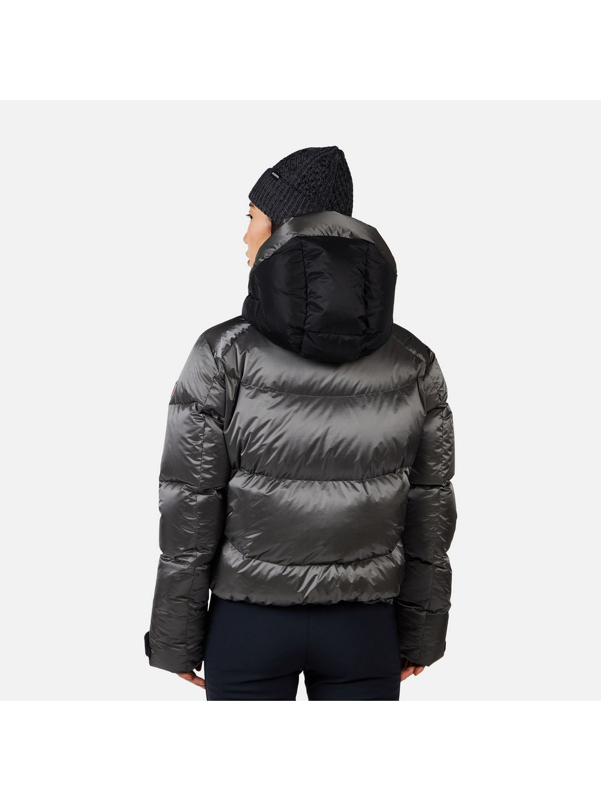 Kurtka narciarska damska ROSSIGNOL W DAILLE DOWN JKT szara