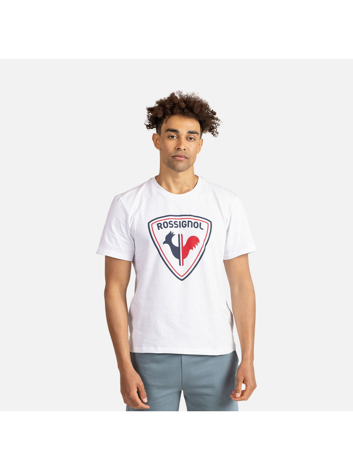 Koszulka męska ROSSIGNOL Cliffside Tee biały - Adventure Sports