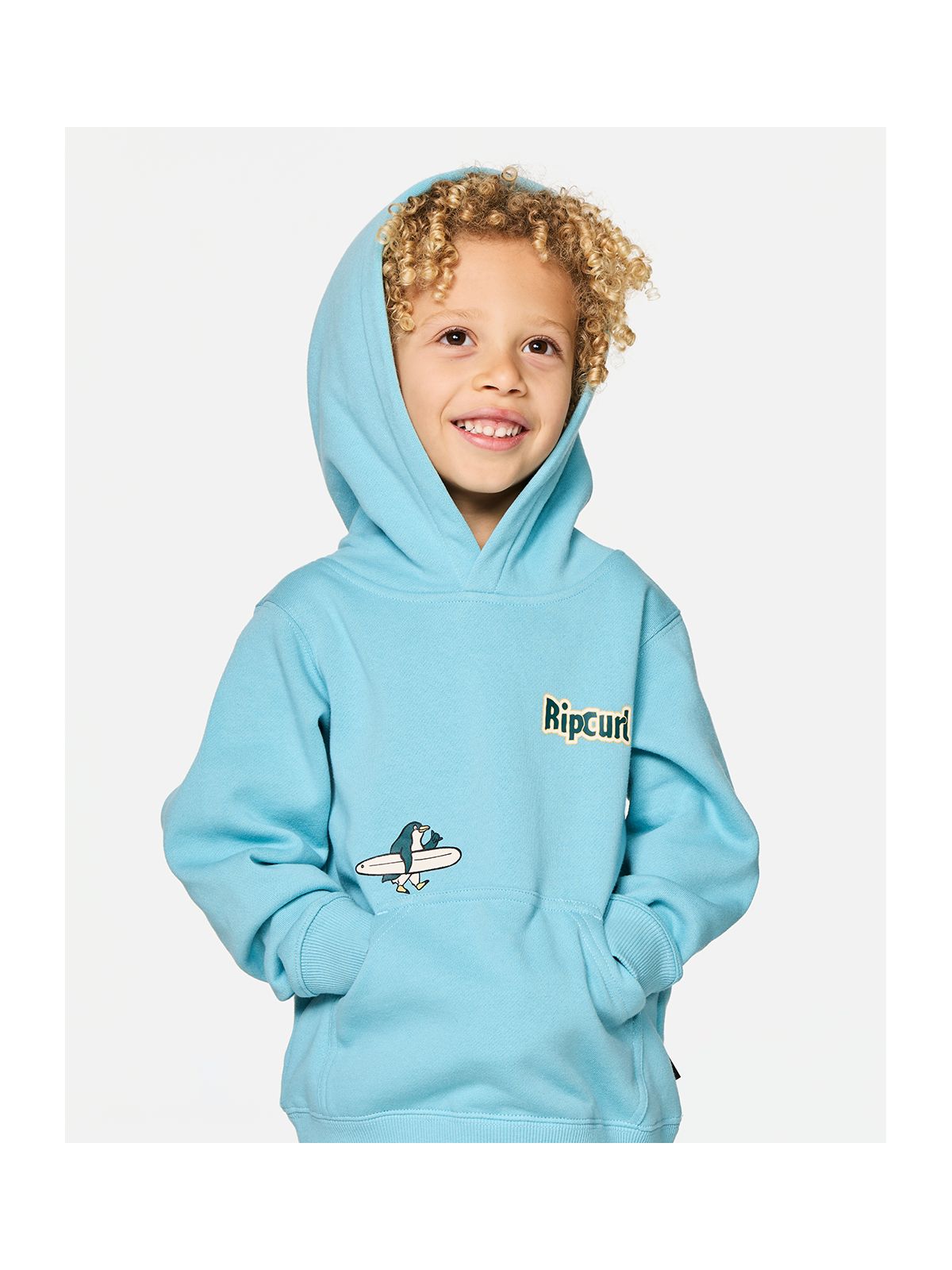 Bluza juniorska RIP CURL Paddle Out Art Hood-Boy niebieska